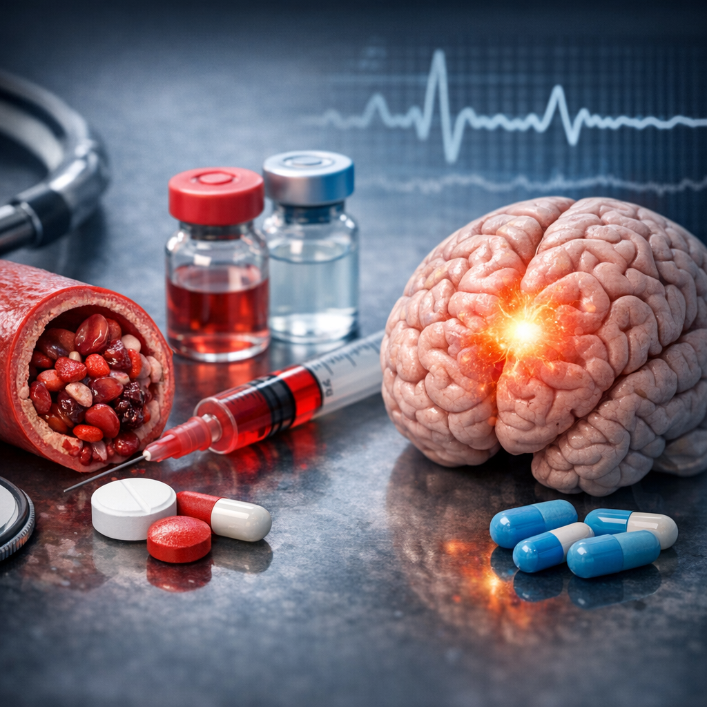 Antiagregação, anticoagulação e neuroproteção no AVC
