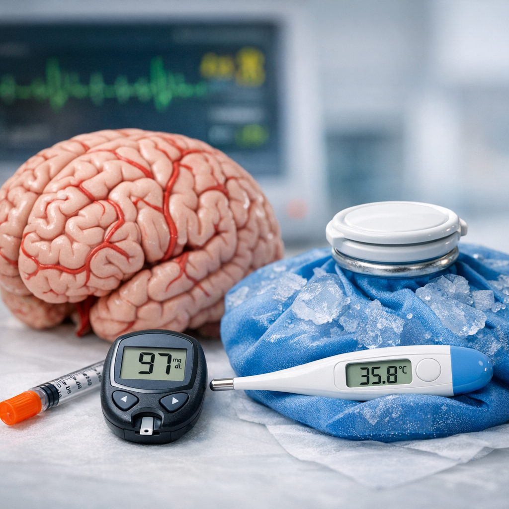 Controle metabólico e temperatura no AVC